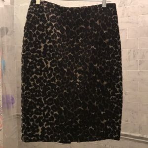 Cheetah print skirt perfect for work